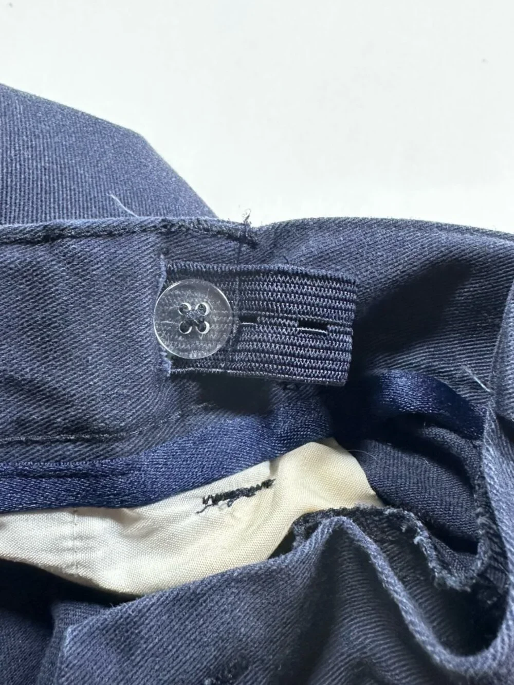 French Toast Flat‎ Front Pants Boys Size 18 Dark Navy Blue, Pre-Owned